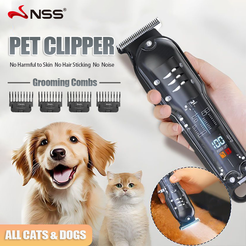 NSS Electric Pet Hair Shaver Cat Dog Grooming Kit Clipper Trimmer Razor ...
