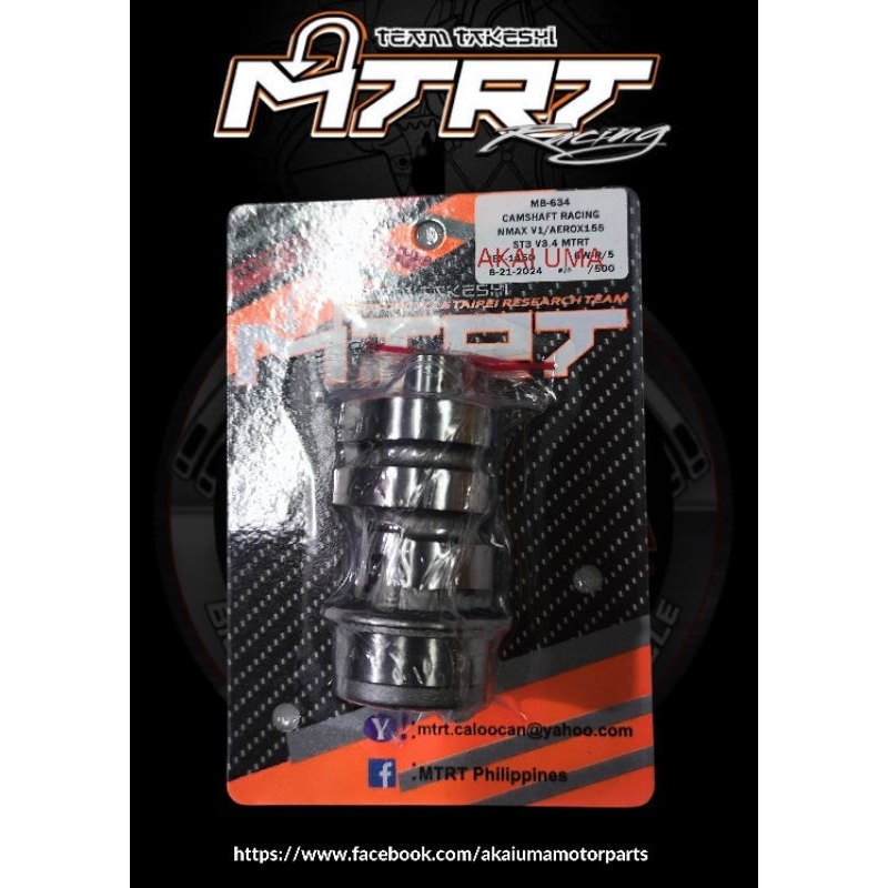 MTRT RACING CAMSHAFT ST3 V3.4 AEROX/NMAX | Shopee Philippines