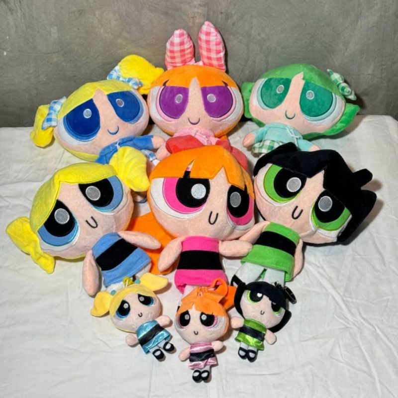 Powerpuff Girls Dolls Cute Stuffed Toys and Keychains Cartoon Network ...