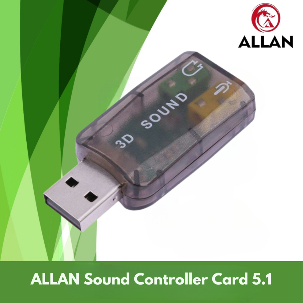 ALLAN Sound Audio Controller Card 5.1 | Shopee Philippines