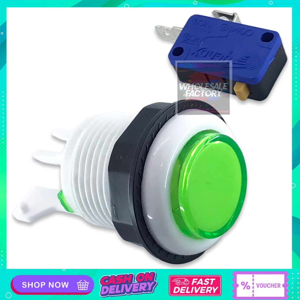 WHOLESALE GREEN Push Button Switch For Karaoke/Videoke With Microswitch ...