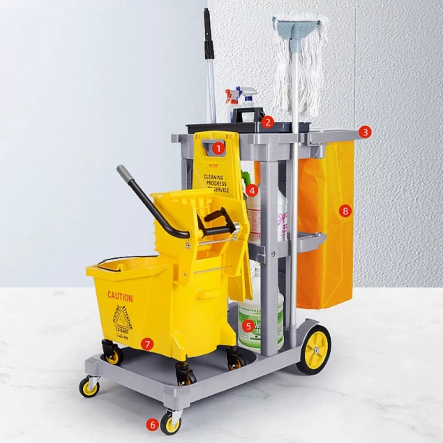 Multi functional heavy-duty restaurant hotel cleaning vehicle mobile ...