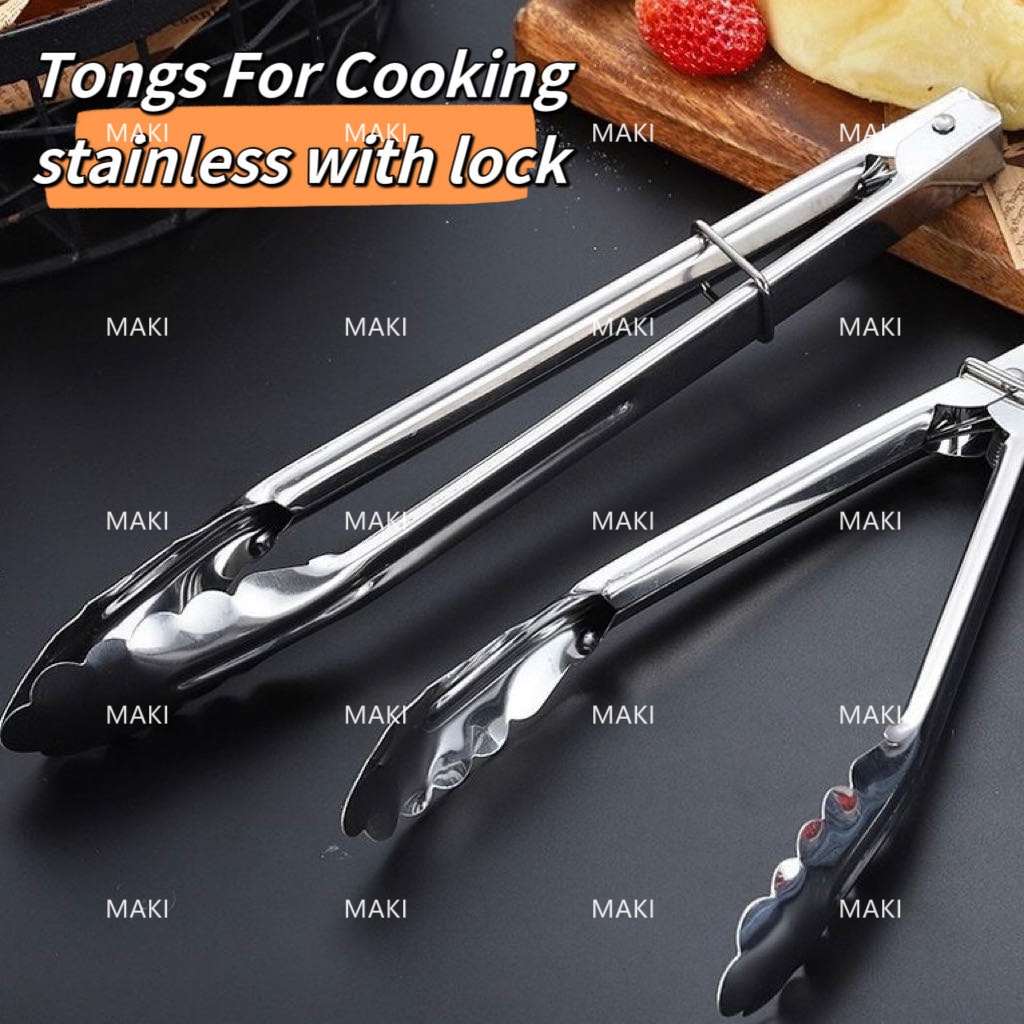 9/12/14/16'' food tong for baking stainless tong for samgyupsal thong ...