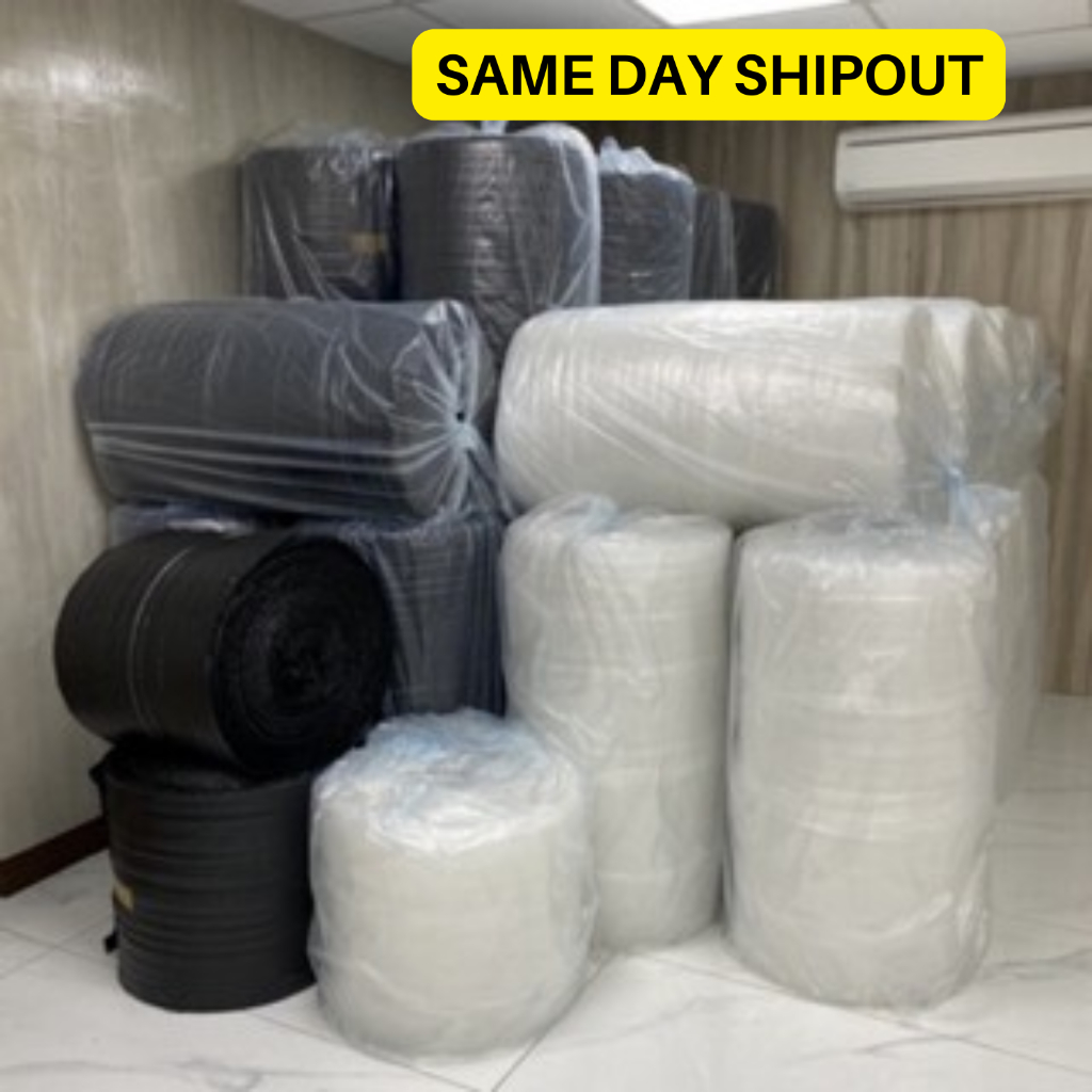 QHIT BUBBLE WRAP Bubblewrap WHITE and BLACK 2PLY [1 WHOLE OR 2 HALF ...