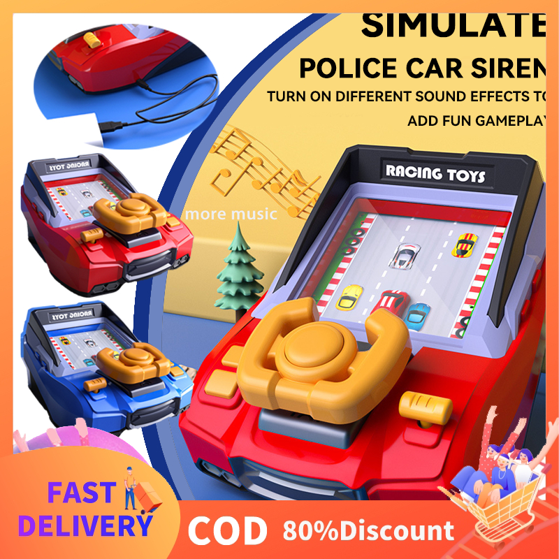 Racing adventure game console, car simulation driving steering wheel, 3 ...