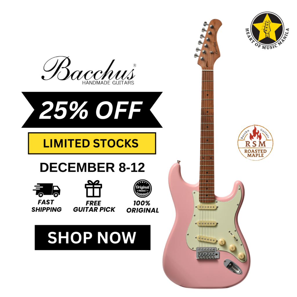 BACCHUS UNIVERSE SERIES BST-1-RSM/M SLPK ELECTRIC GUITAR