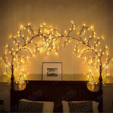 Ambient Lamp Wall Decoration Tree Light lamp Bedroom Night Light DIY ...