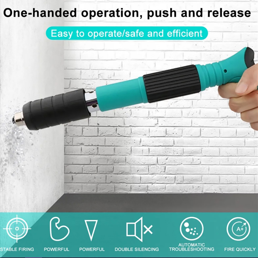 Nail Puncher Gun Manual Steel Nail Gun For Concrete Rivet Tool Steel ...