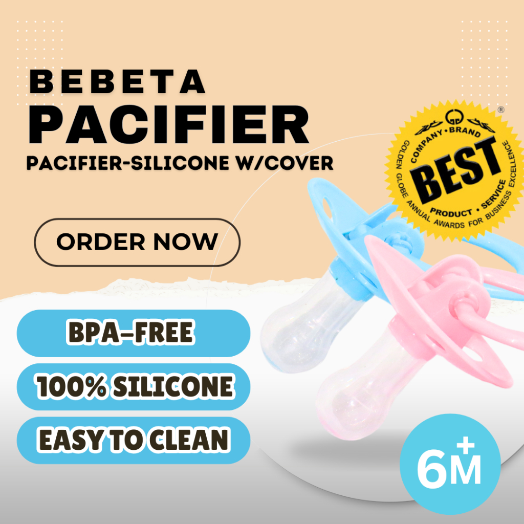 Bebeta Pacifier-Silicone w/cover