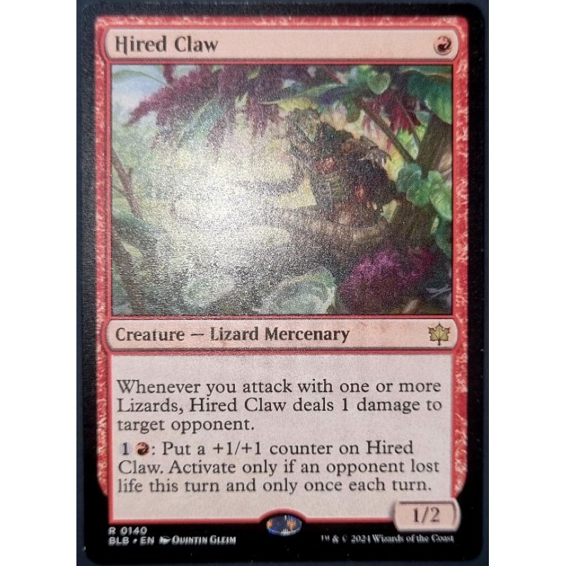 MTG Hired Claw BLB (Foil/Nonfoil/Showcase) | Shopee Philippines