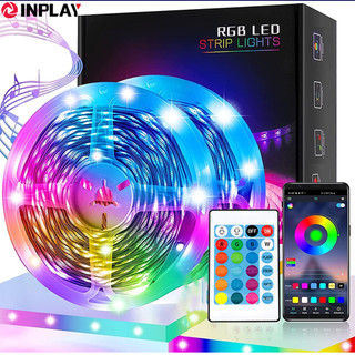 Inplay Bluetooth LED Strip Lights Music Sync RGB Color Switch With ...