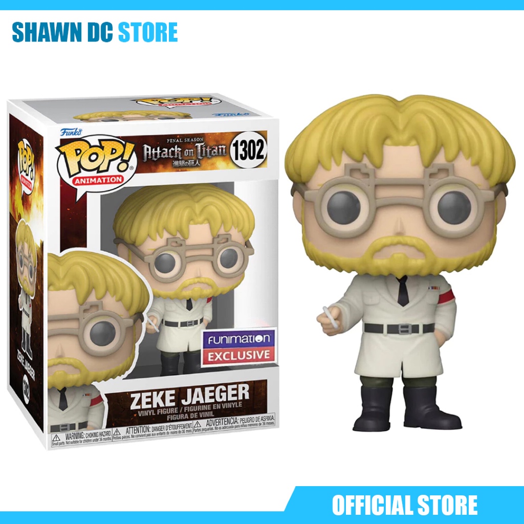 Figurine Anime Funko Pop Zeke Jaeger - Attack On Titan (L'Attaque Des Titans) - Édition Exclusive Hot Topic - N°1302