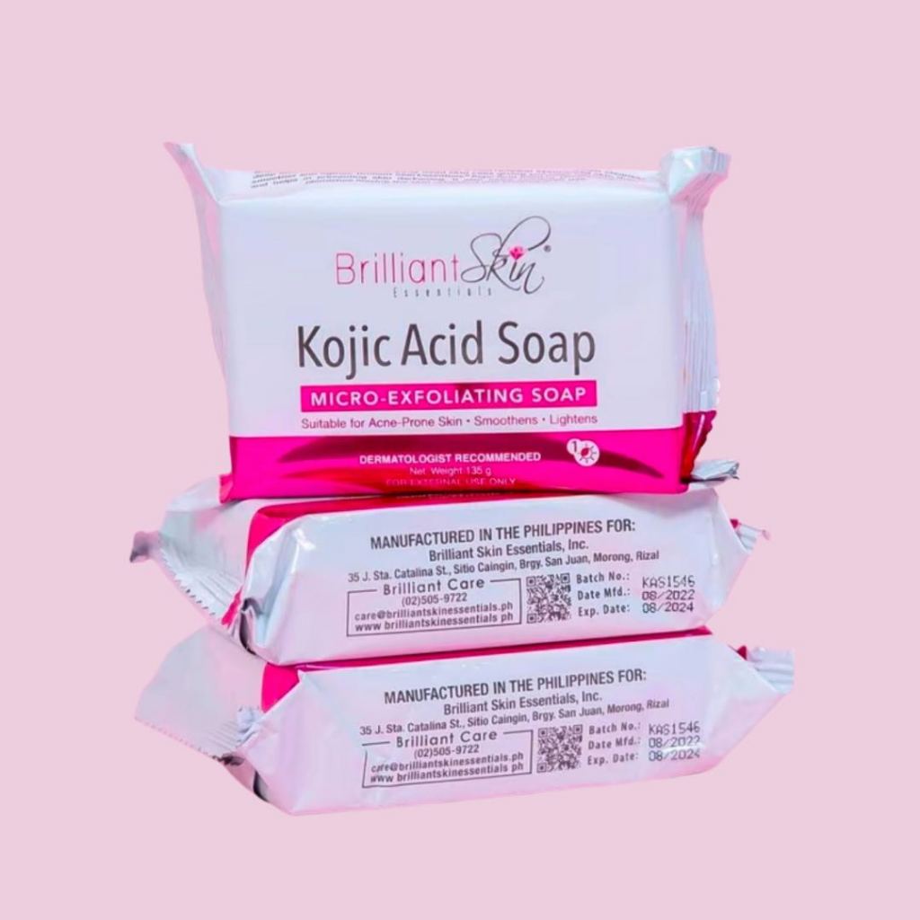 Brilliant Kojic Acid Soap Micro Exfoliating Soao 135g | Shopee Philippines