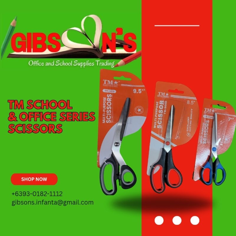 TM SCHOOL & OFFICE SERIES SCISSORS The Multipurpose Scissors | Shopee ...