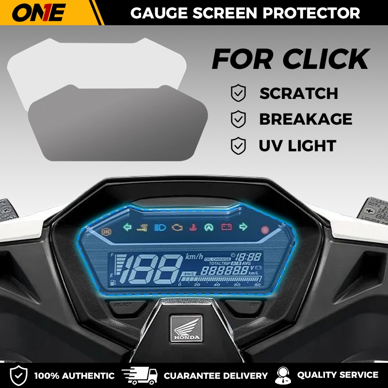 HONDA Click V2 V3 Gauge Screen Protector Waterproof Anti-Scratch Panel ...