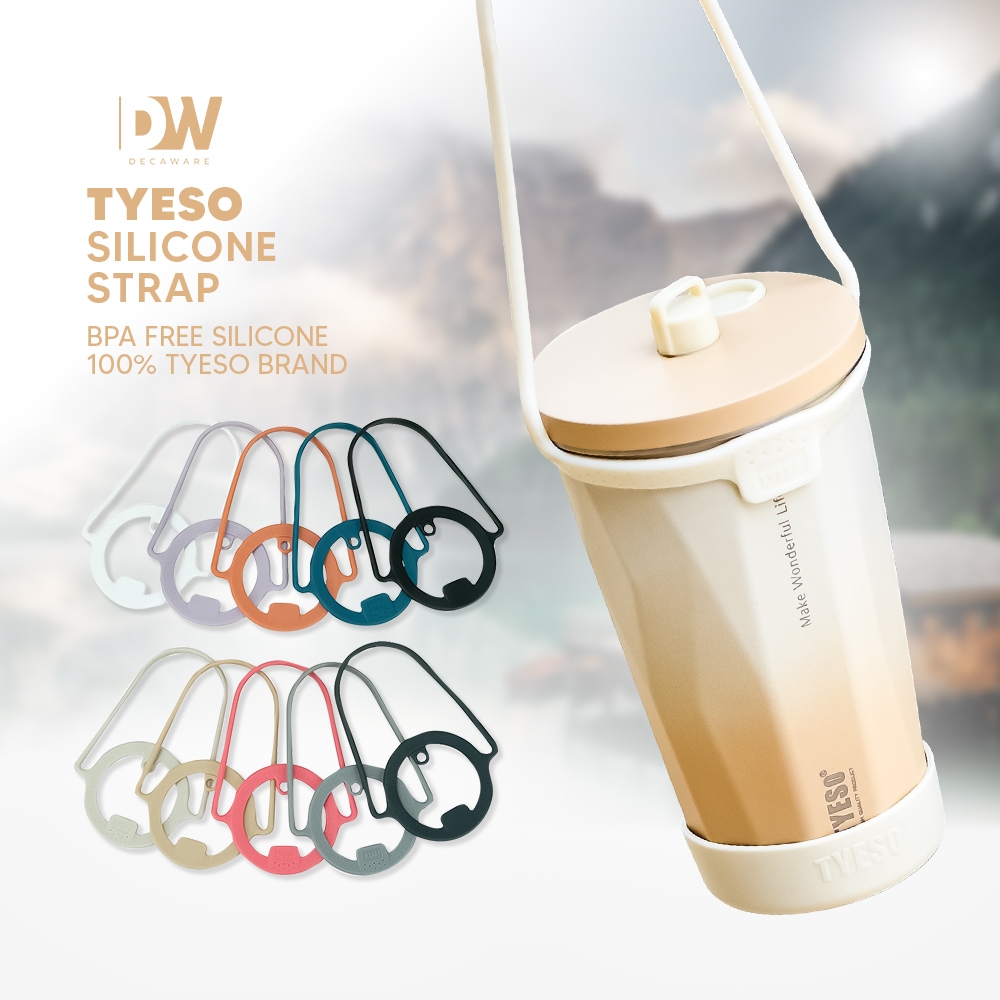 Silicone Water Bottle Handle Anti-Slip Insulated Bottle Strap ...