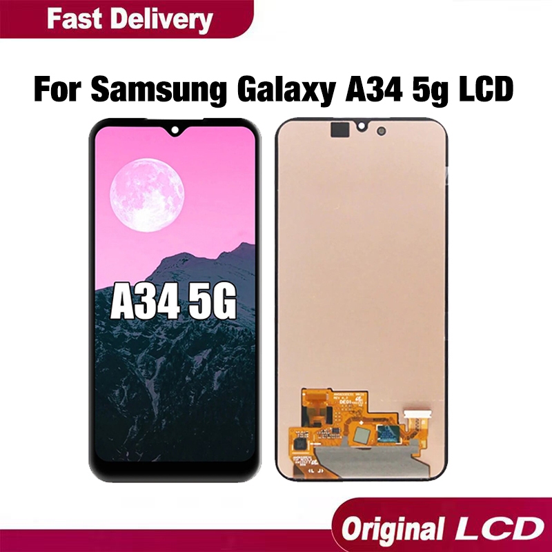 Samsung Galaxy A34 5G LCD Display Touch Screen Replacement | Shopee ...