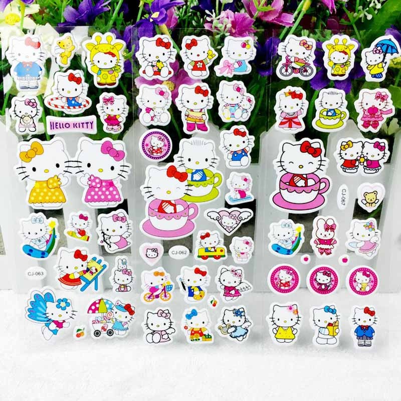 Hello Kitty Waterproof Sticker Diy Luggage Sticker Gift Toy Decoration ...