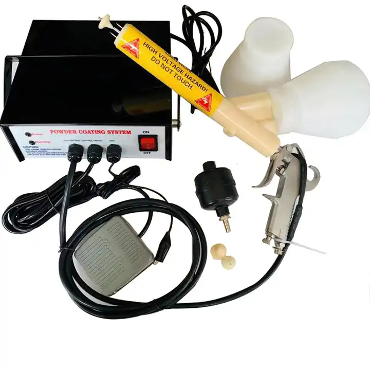 220V Portable Manual Spray Gun Electrostatic Spray Powder Coating Gun ...
