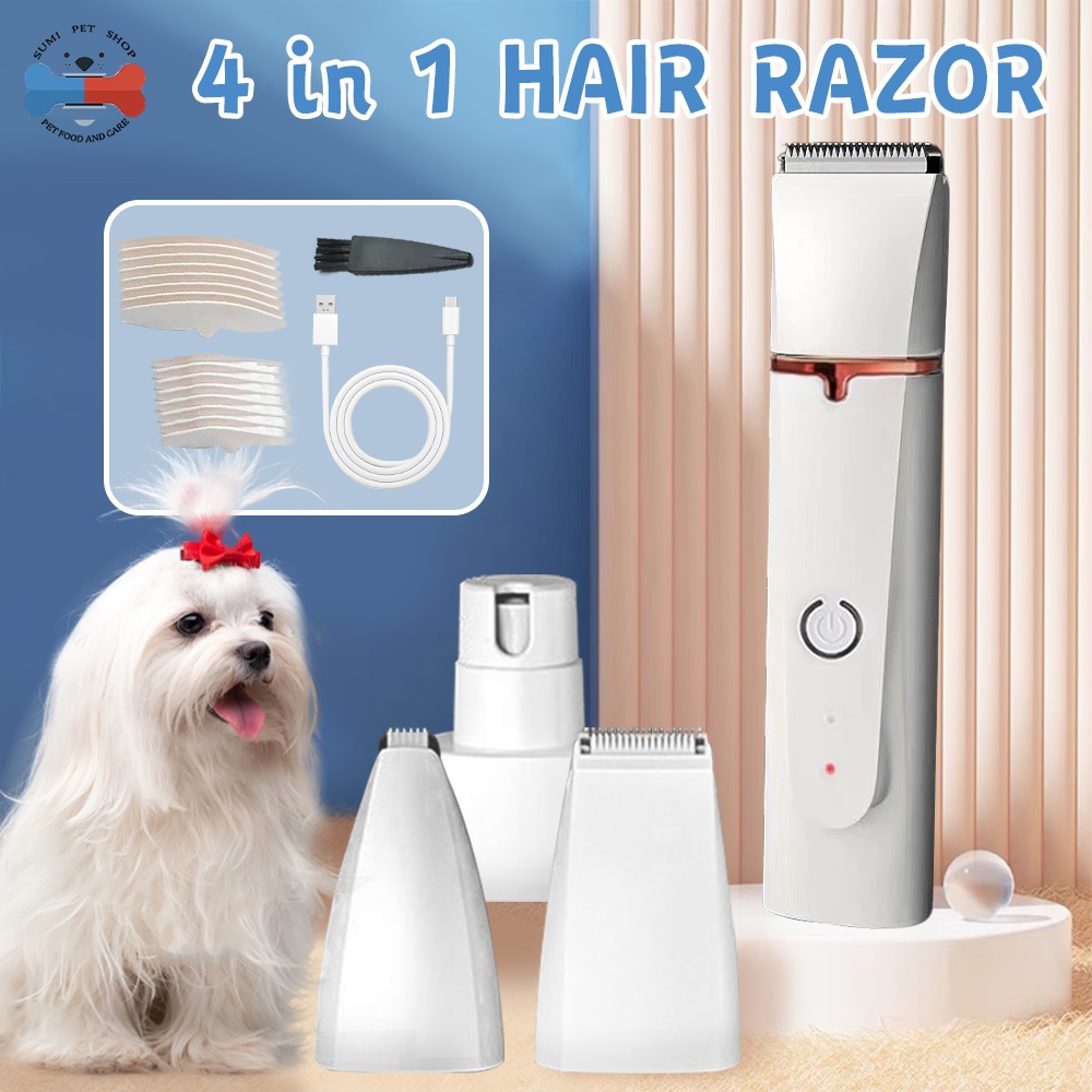 4in1 Pet Dog Razor Hair Trimmer for Dogs , Multifunctional, Trimming ...