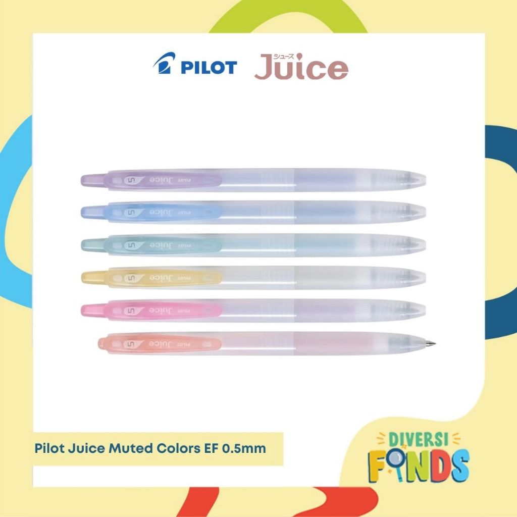 Pilot Juice Pen Muted and Classic Colors EF 0.5mm - Ink Color is Same ...