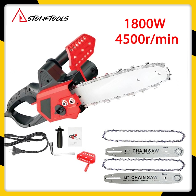 12 inches electric mini chainsaw portable wood cutting logging Small ...