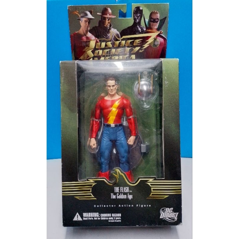 JSA Series 1 The Flash Golden Age (Jay Garrick) DC Direct 7-Inch Action ...