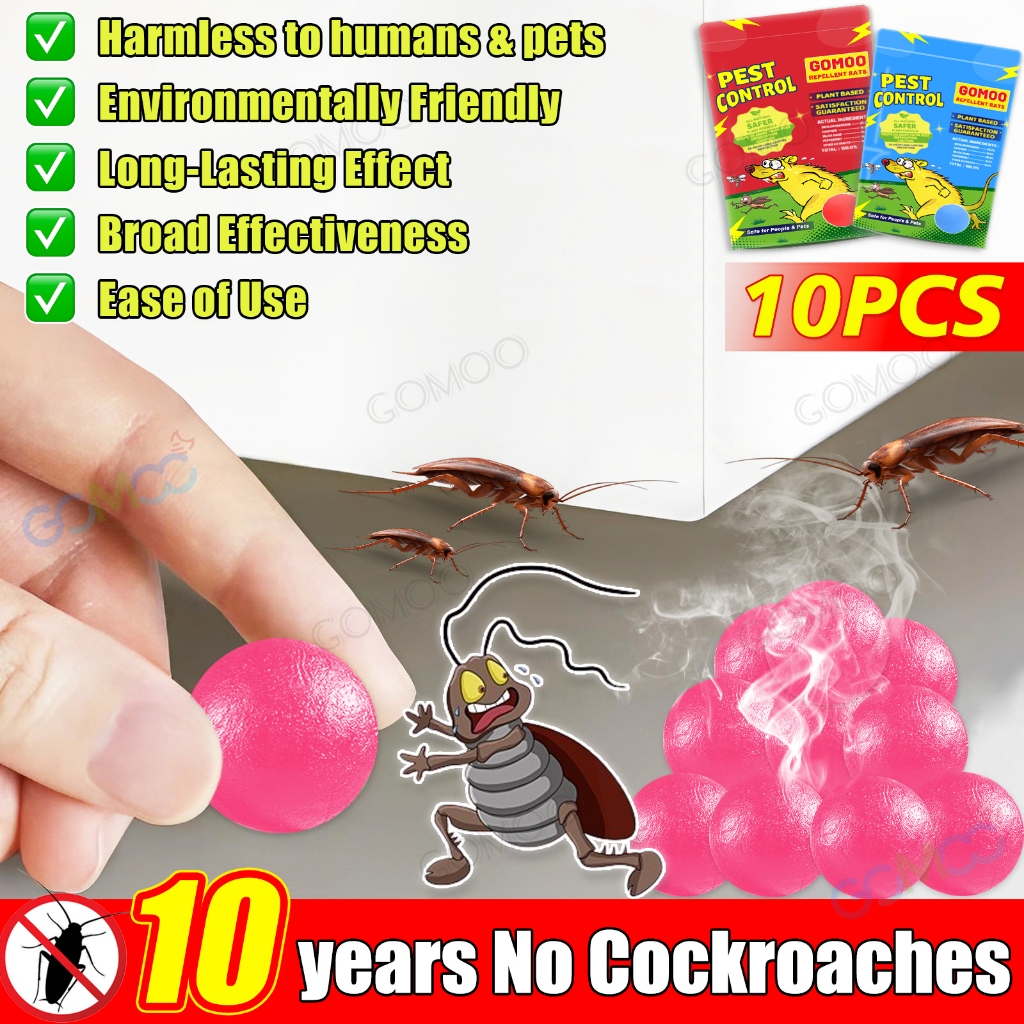 50pcs Japan Cockroaches Killer Mothball Mouse Repeller Rat Roach Poison ...