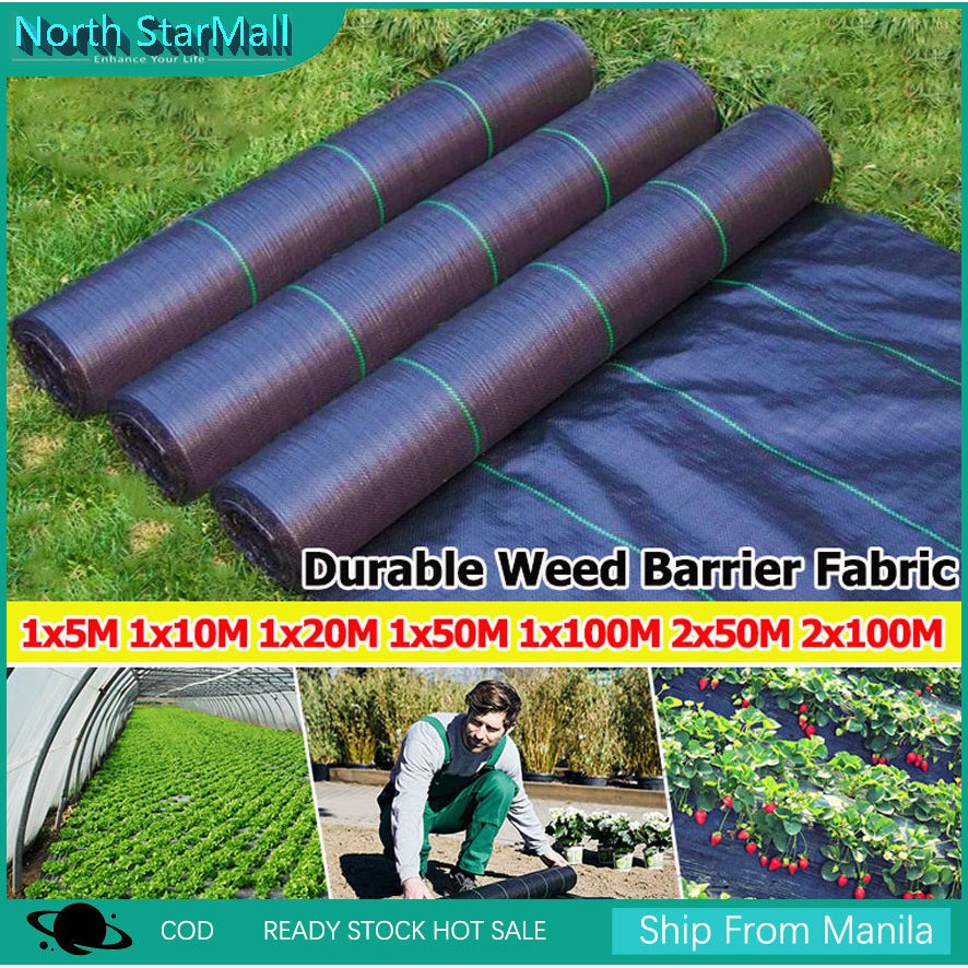 Thickest Weed Barrier Fabric Durable Heavy Duty Grass Cloth Weeding ...
