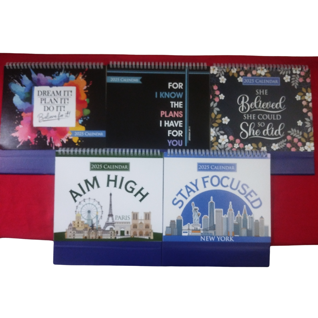 PCBS Desk Calendars for 2025 With Monthly Bible Verse | Shopee Philippines