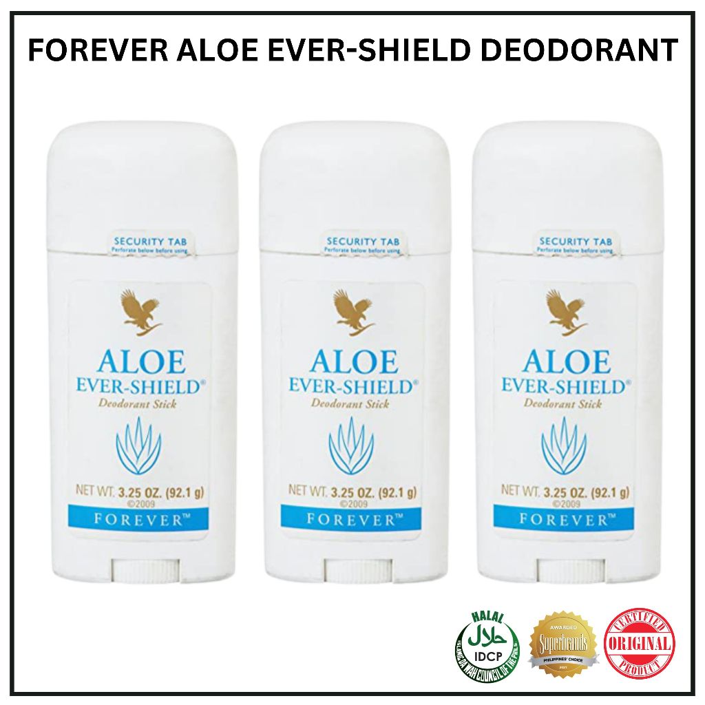 Forever Living Aloe Ever Shield Deodorant Stick – 3-Pack, Aluminum-Free, Natural Protection