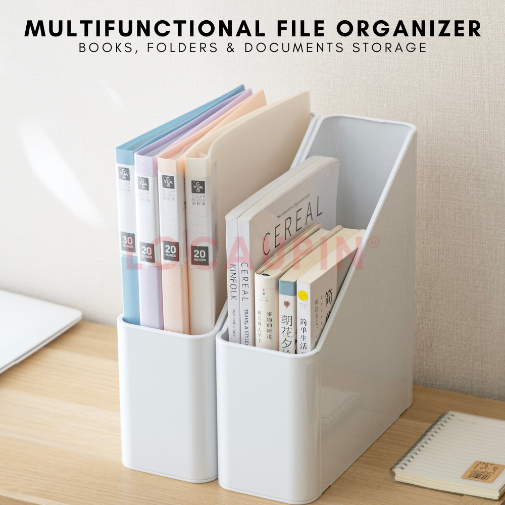 Multifunctional File Organizer Books Folders Document Storage Box High ...