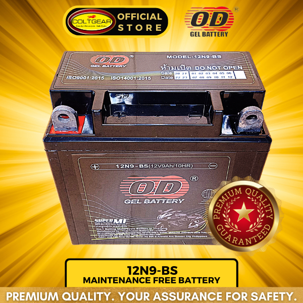Od Gel Xrm 125 Battery Price OD Motorcycle Battery 12N9-BS (Gel