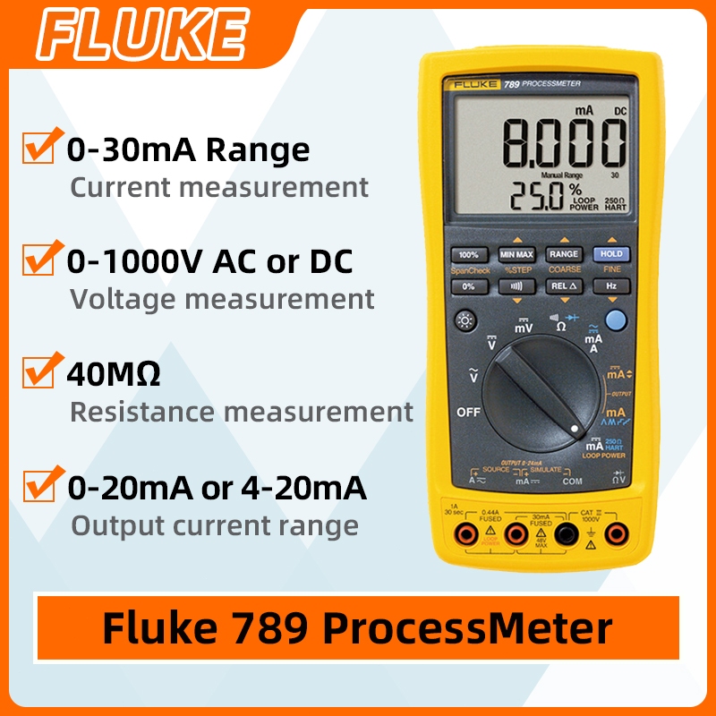 FLUKE 789 ProcessMeter with Built-in 24v Loop Power | Shopee Philippines