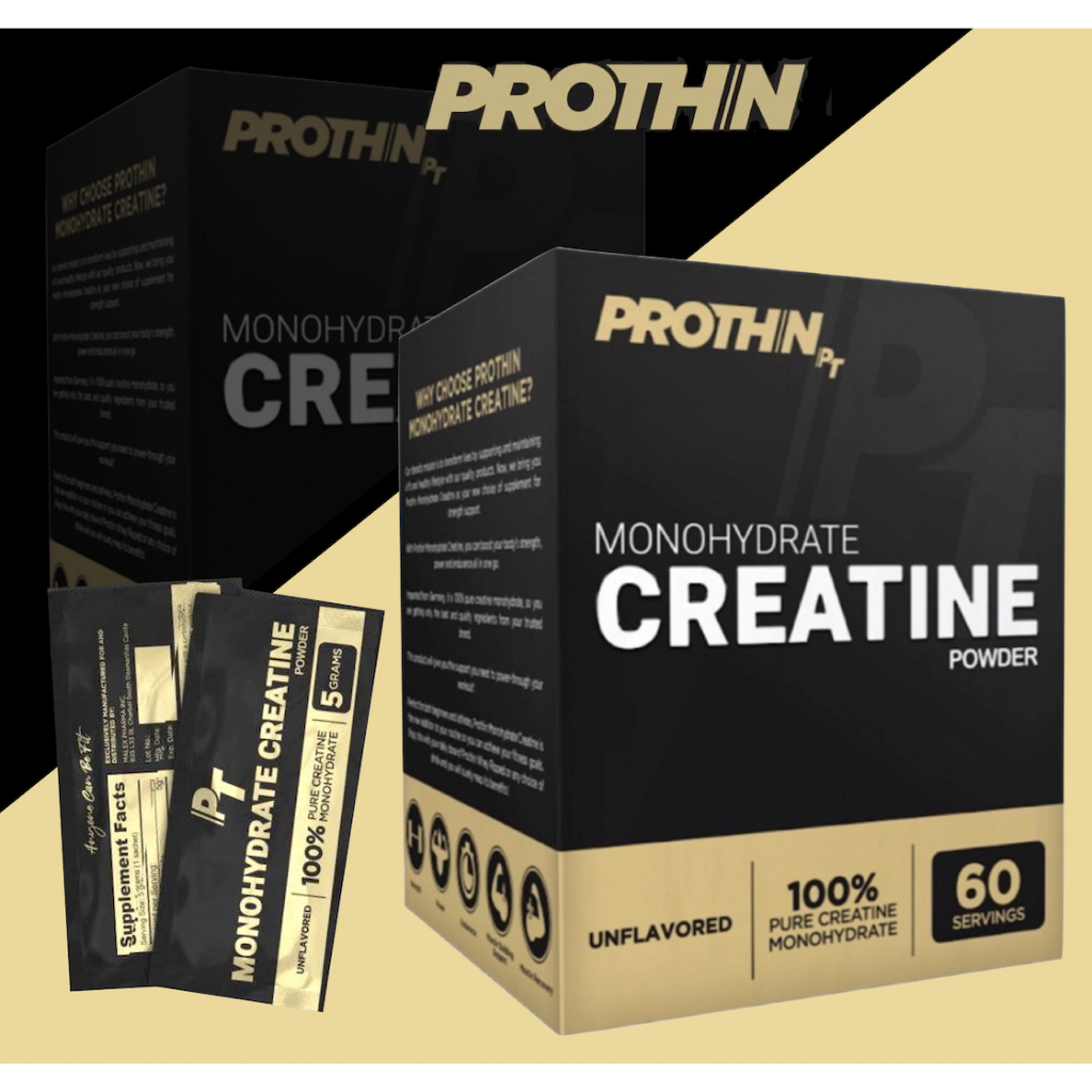 Creatine Monohydrate 1 sachet only 5 Grams Per Servings by Prothin ...