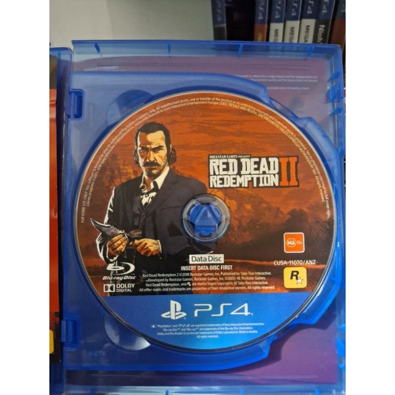 RDR 2 Read Dead Redemption DATA DISC ONLY (1 Disc Only) NO PLAY DISC ...