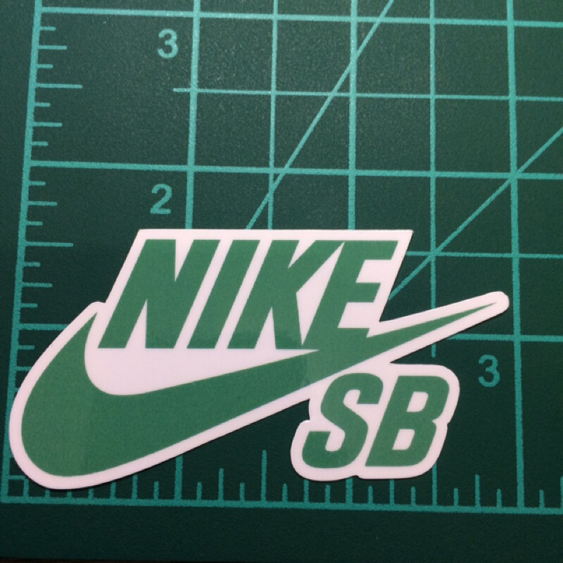 Swoosh SB green vinyl sticker | Shopee Philippines