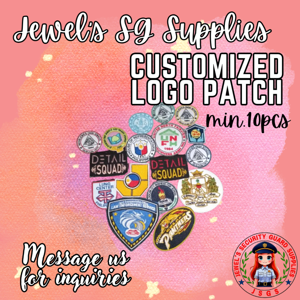 Customized computerized logo patch | Shopee Philippines