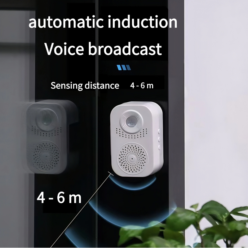 Shop doorbell Intelligent voice prompt Door infrared sensor Automatic ...