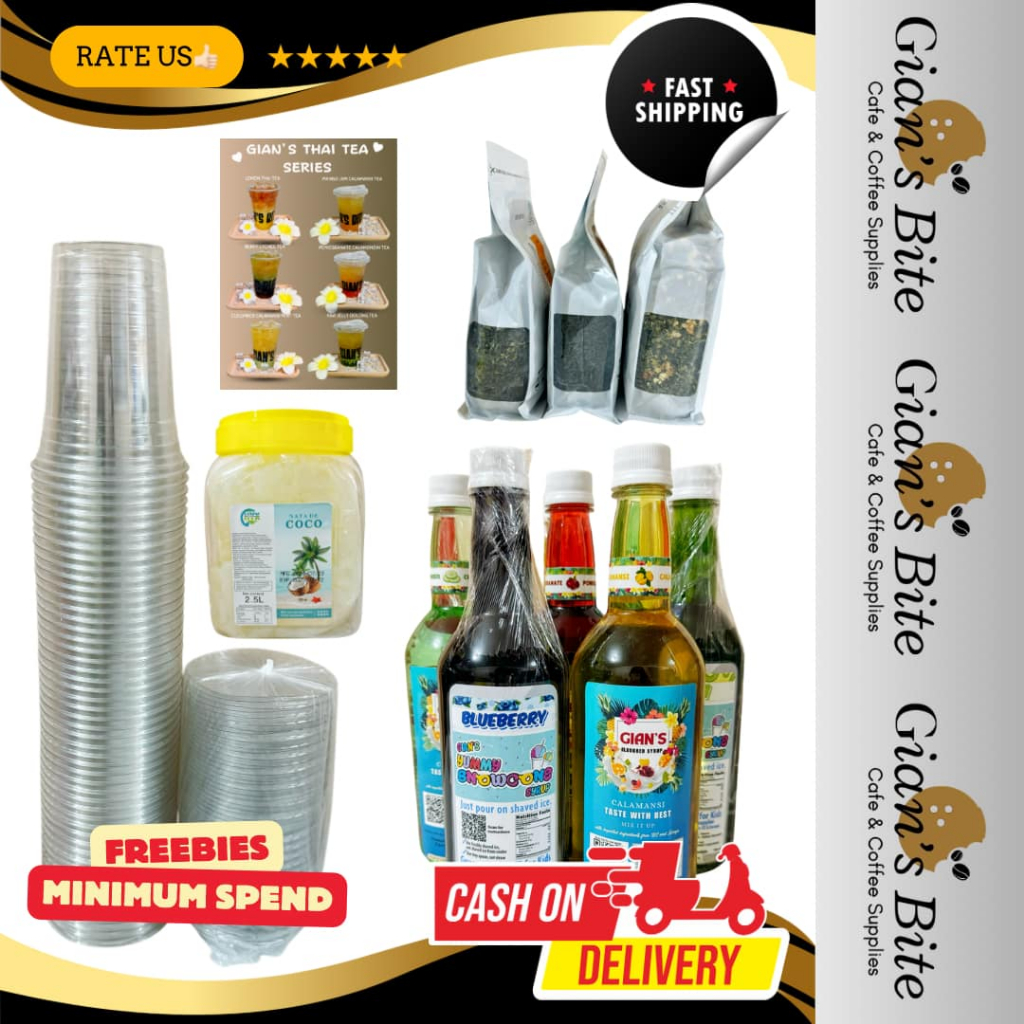 Gian's Thai Tea Series Starter Negosyo Package Set | Shopee Philippines