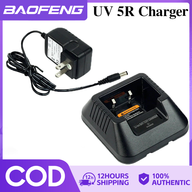 Baofeng +uv 5r Radio Trasmittenti Caricabatterie 6 Vani Per Baofeng UV-5R - Stazione Ricarica Con Alimentatore 8.4V 0.5A | Per Radio Walkie-Talkie Caricabatterie Baofeng UV-5R Accessorio Ricarica Batterie Radio - 5