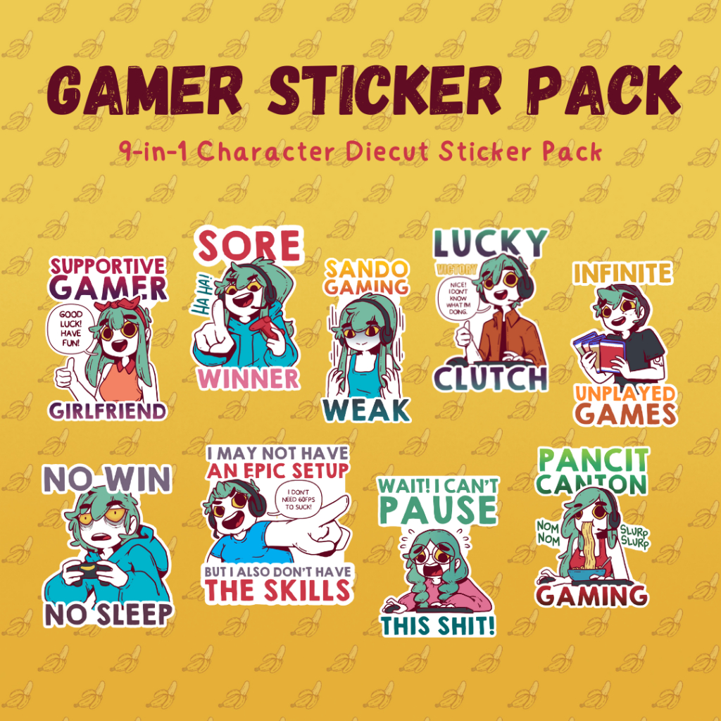 Hunghang Flashbacks Diecut Gamers Stickers Collection | Shopee Philippines