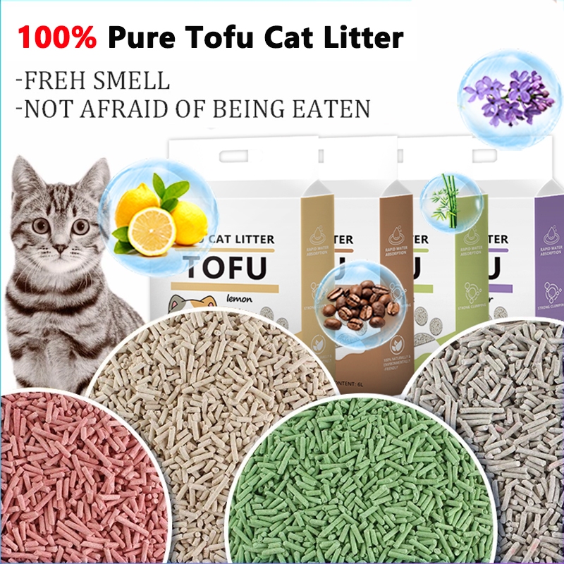 Picture of Clumping Tofu Cat Litter Sand 2.1KG/1.9KG Fast Clumping Tofu Cat Litter ...