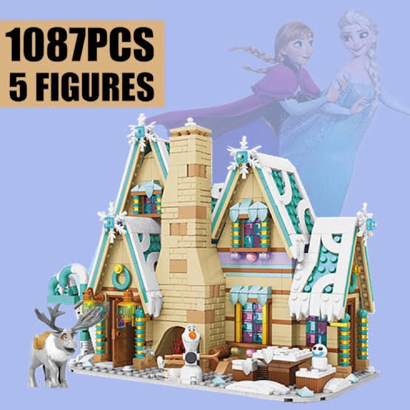 1087pcs BRICKS TOY FROZEN ELSA PALACE SY6580 Building Playset ...