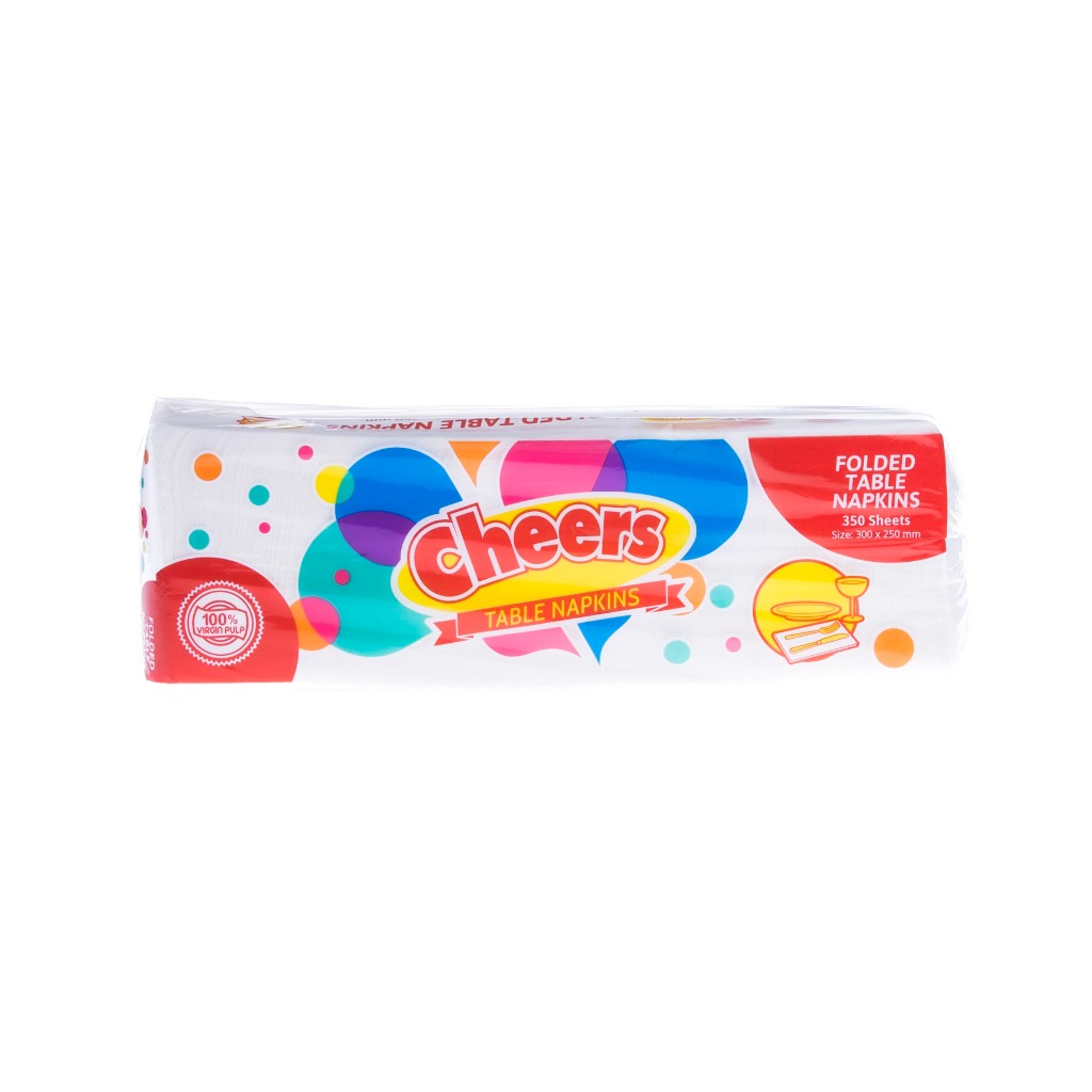 Cheers Table Napkin Folded 350 Sheets | Shopee Philippines