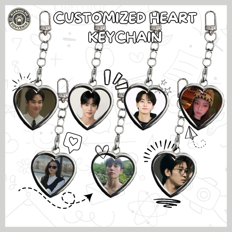 CUSTOMIZABLE HEART KEYCHAIN ALLOY (READ DESCRIPTION) | Shopee Philippines