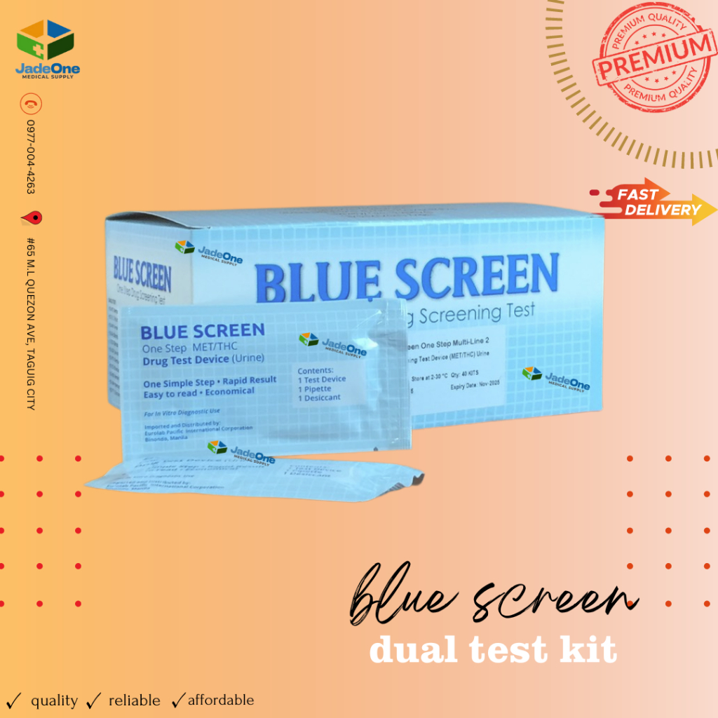 BLUE SCREEN Dual Test Kit (40's/Box) | Shopee Philippines