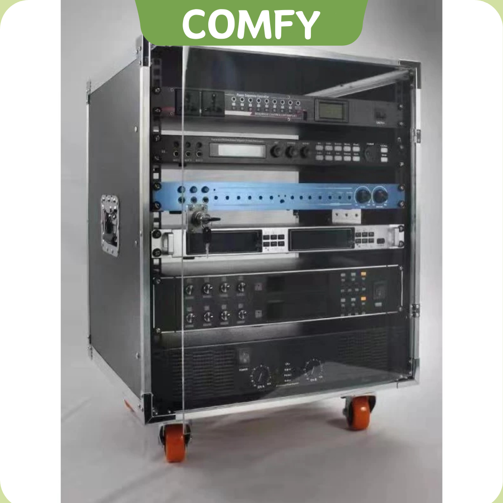 Mixing Console Flight Case 12U Power Amplifier Rack Empty Cabinet ...