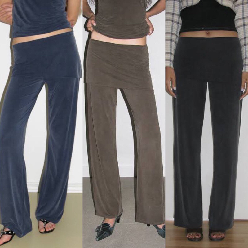 Paloma Wool ✰ no 1093 Alexia Stitched Cupro Pants and Mini Skirt