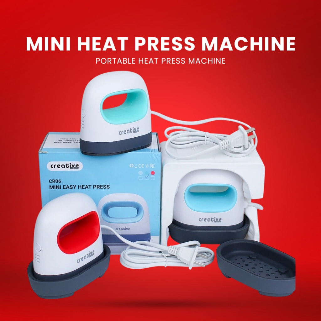 Creative Mini Heat Press Machine Portable Iron for DIY T-Shirts ...